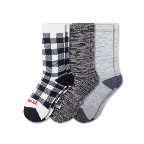 3 Pack - Women's Crew Pacas Socks