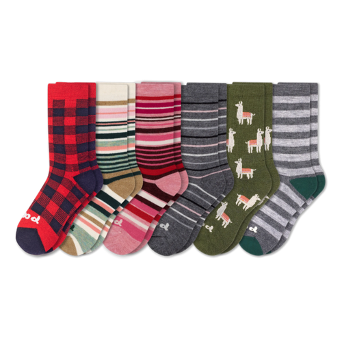 6 Pack - Women's Crew Pacas Socks