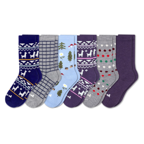6 Pack - Women's Crew Pacas Socks