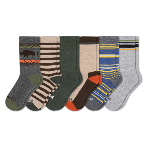 6 Pack - Men's Crew Pacas Socks