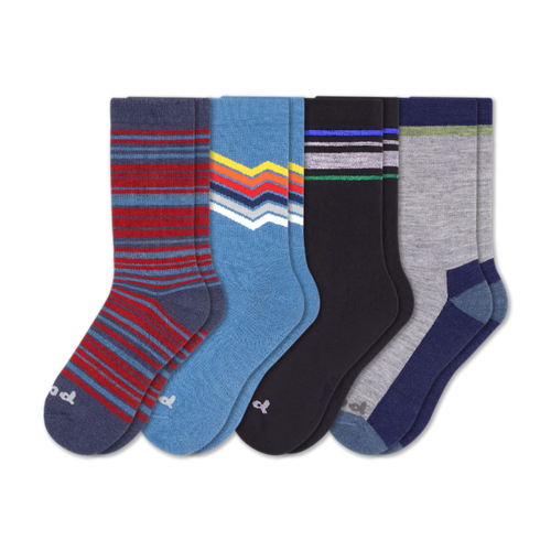 4 Pack - Men's Crew Pacas Socks