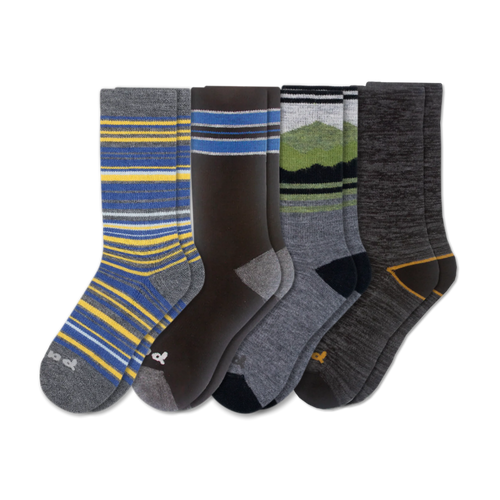 4 Pack - Men's Crew Pacas Socks