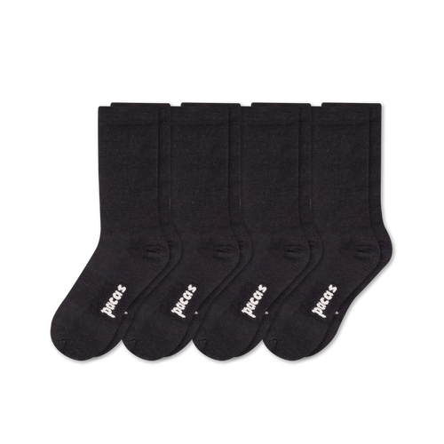 4 Pack - Women's Light-Weight Crew Pacas Socks