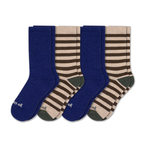 4 Pack - Men's Crew Pacas Socks