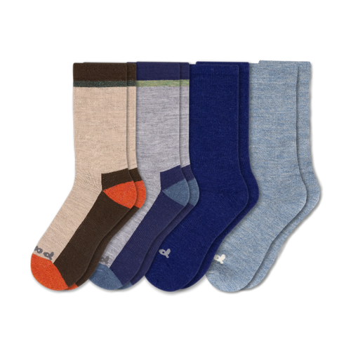 4 Pack - Men's Crew Pacas Socks