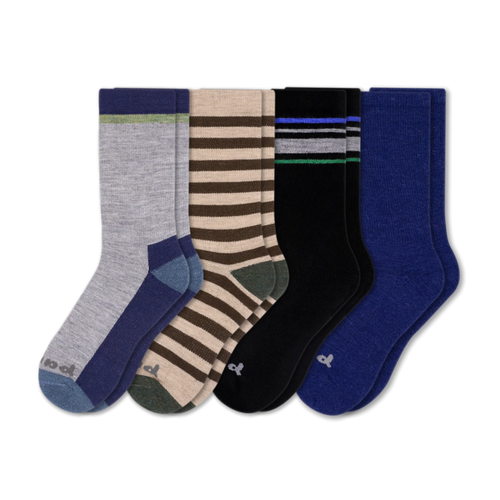 4 Pack - Men's Crew Pacas Socks