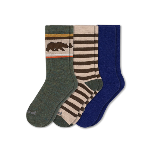 3 Pack - Men's Crew Pacas Socks
