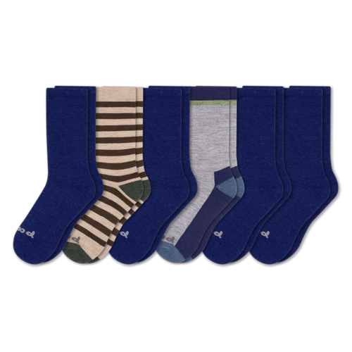 6 Pack - Men's Crew Pacas Socks