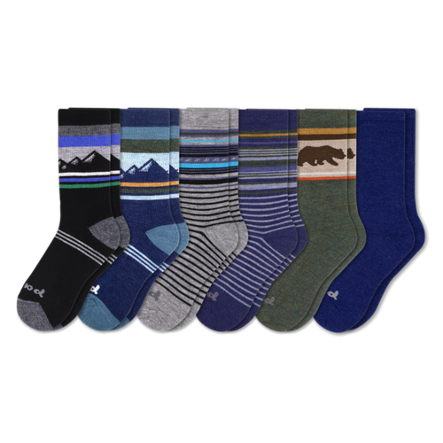 6 Pack - Men's Crew Pacas Socks
