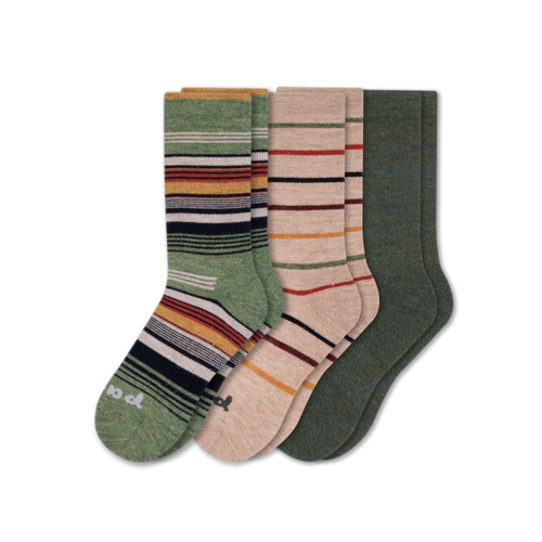 3 Pack - Men's Crew Pacas Socks