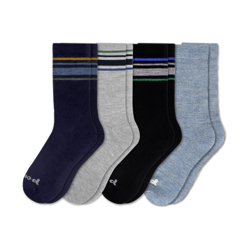 4 Pack - Men's Crew Pacas Socks