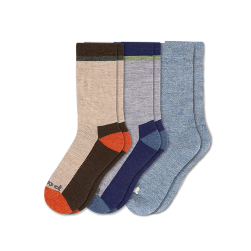 3 Pack - Men's Crew Pacas Socks