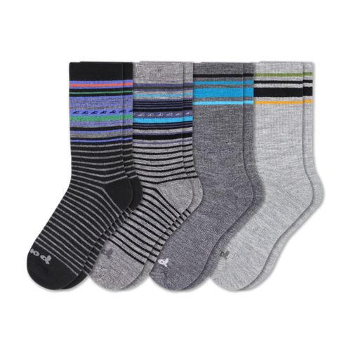 4 Pack - Men's Crew Pacas Socks