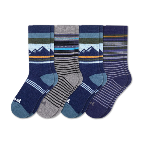 4 Pack - Men's Crew Pacas Socks