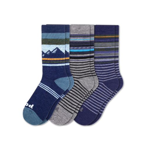3 Pack - Men's Crew Pacas Socks
