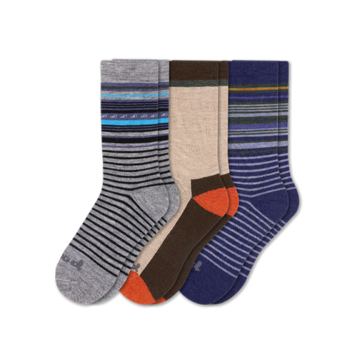 3 Pack - Men's Crew Pacas Socks