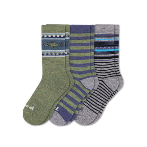 3 Pack - Men's Crew Pacas Socks