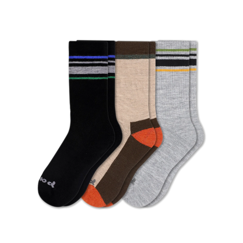 3 Pack - Men's Crew Pacas Socks