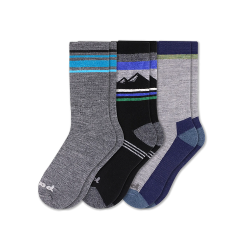 3 Pack - Men's Crew Pacas Socks