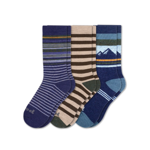 3 Pack - Men's Crew Pacas Socks