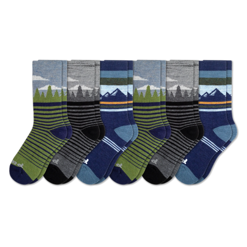 6 Pack - Men's Crew Pacas Socks