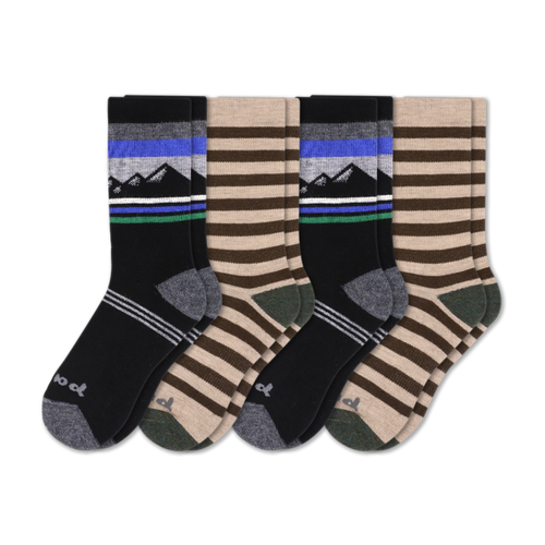 4 Pack - Men's Crew Pacas Socks