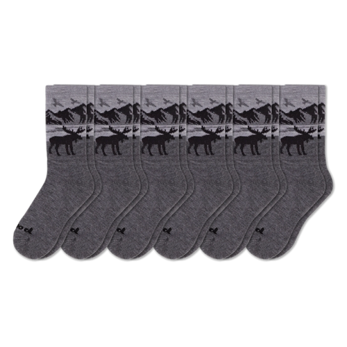 6 Pack - Men's Crew Pacas Socks