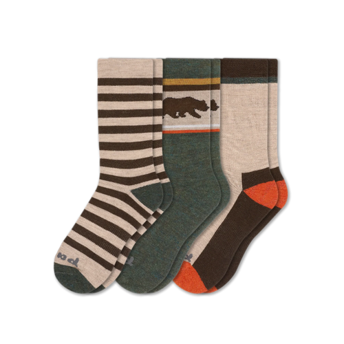 3 Pack - Men's Crew Pacas Socks