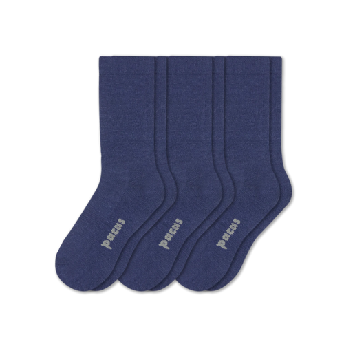 3 Pack - Men's Light-Weight Crew Pacas Socks