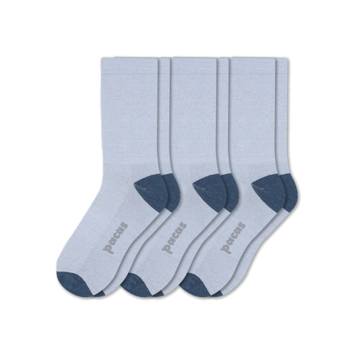 3 Pack - Men's Light-Weight Crew Pacas Socks