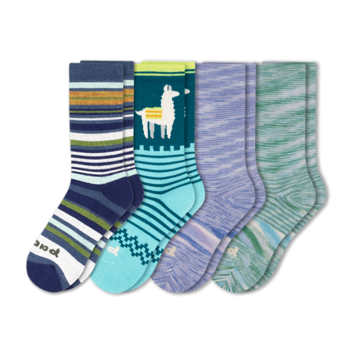 4 Pack - Women's Crew Pacas Socks