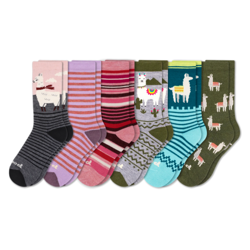 6 Pack - Women's Crew Pacas Socks