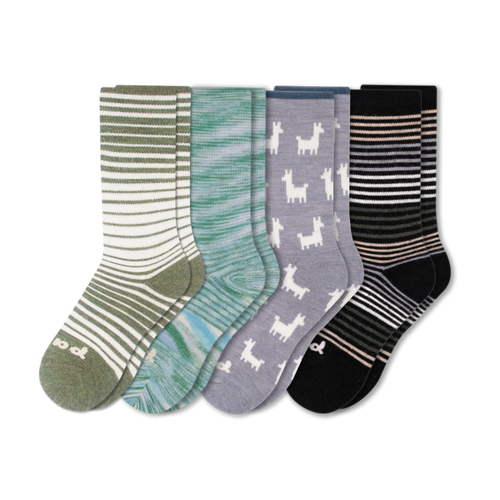 4 Pack - Women's Crew Pacas Socks