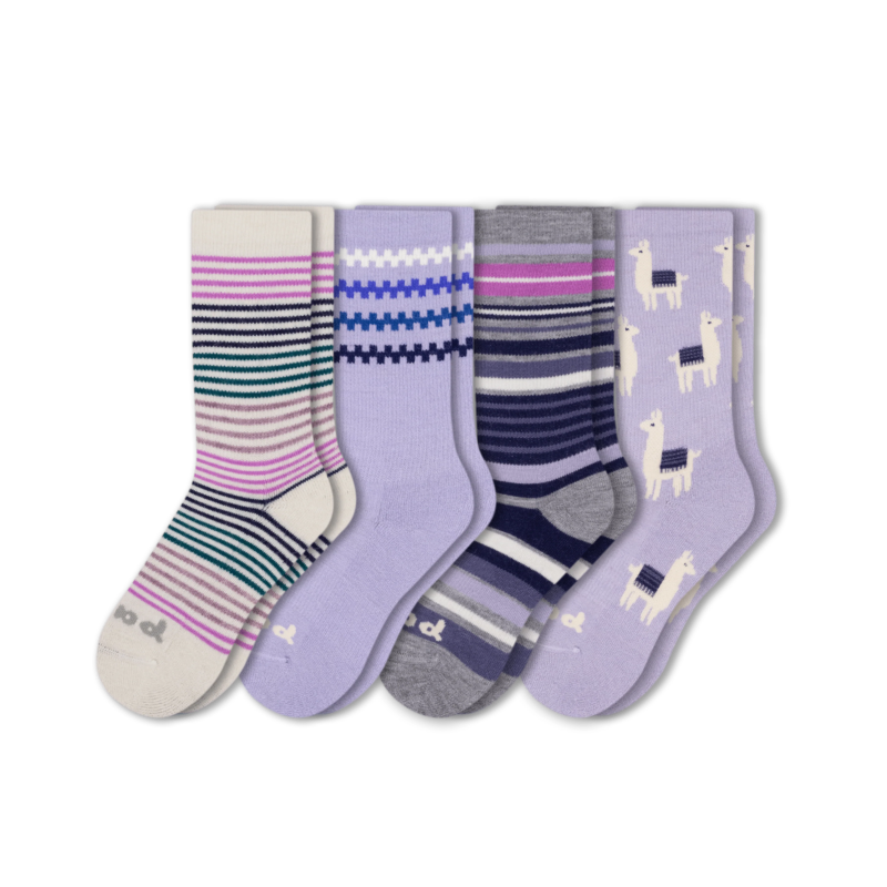 Buy VERO MONTE 4 Pairs Colorful Patterned Cotton Socks for Women Casual  Crew Socks Online at desertcartZimbabwe
