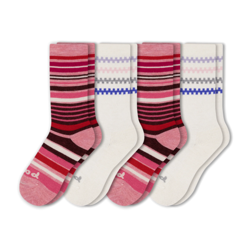 4 Pack - Women's Crew Pacas Socks