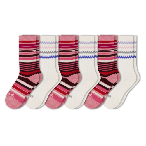 6 Pack - Women's Crew Pacas Socks