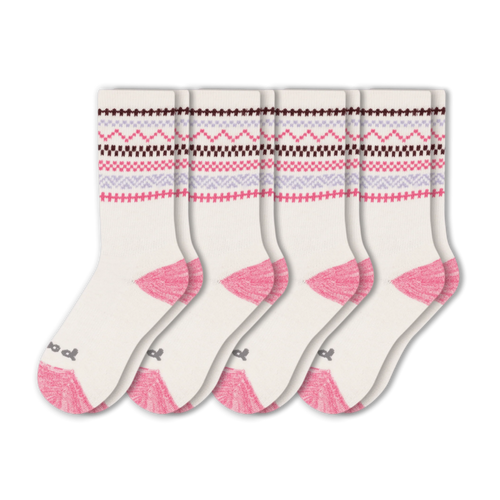 4 Pack - Women's Crew Pacas Socks
