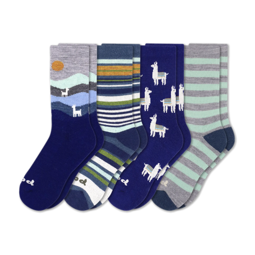 4 Pack - Women's Crew Pacas Socks