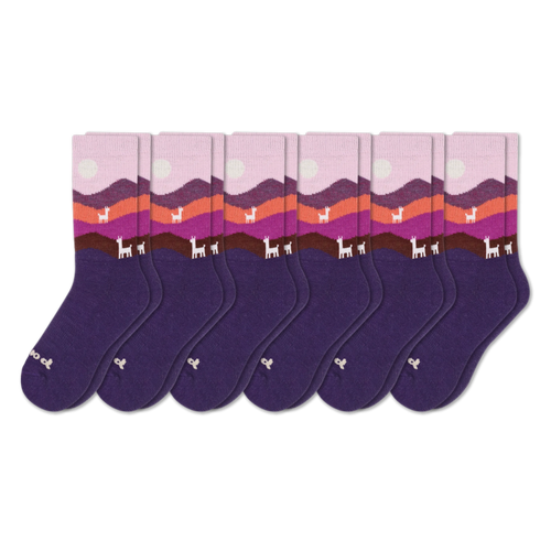6 Pack - Women's Crew Pacas Socks