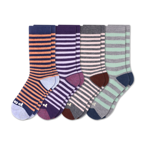 4 Pack - Women's Crew Pacas Socks