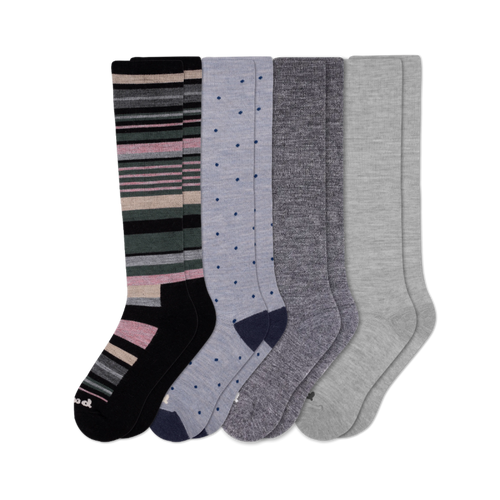 4 Pack - Women's Compression Socks