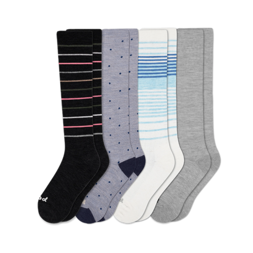 4 Pack - Women's Compression Socks