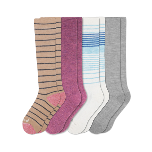 4 Pack - Women's Compression Socks