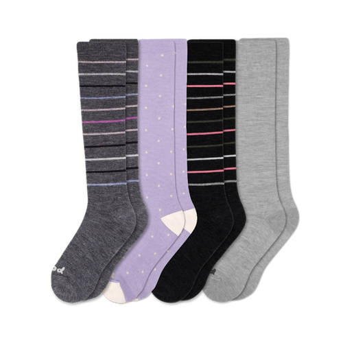 4 Pack - Women's Compression Socks