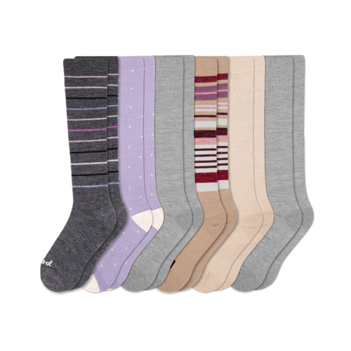 6 Pack - Women's Compression Socks