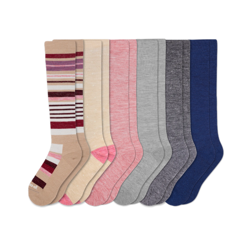 6 Pack - Women's Compression Socks