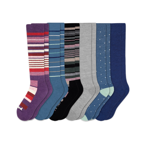 6 Pack - Women's Compression Socks