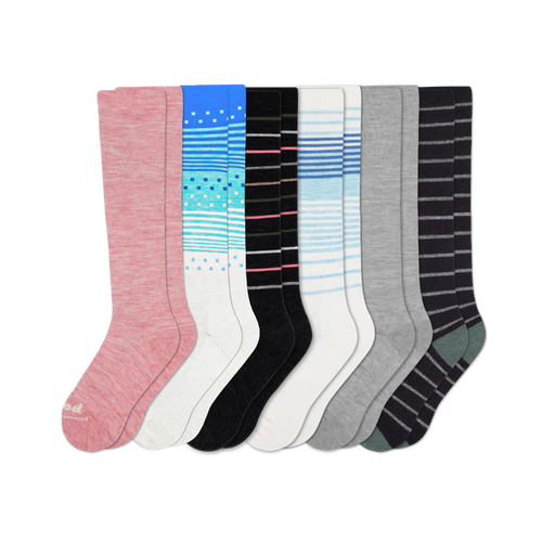 6 Pack - Women's Compression Socks