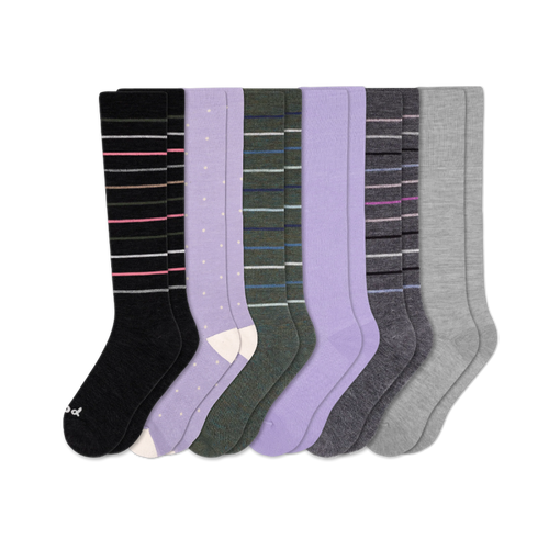 6 Pack - Women's Compression Socks
