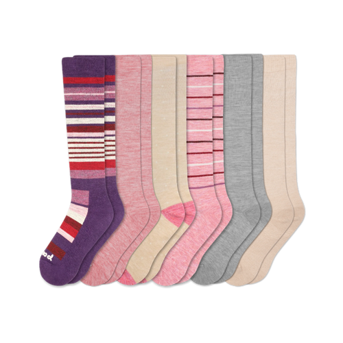 6 Pack - Women's Compression Socks